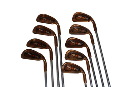 Pre-Owned Ping Eye 2 Copper: Iron Set (2-W, SW) W/ Ping Karsten Regular Steel Shaft (Average)