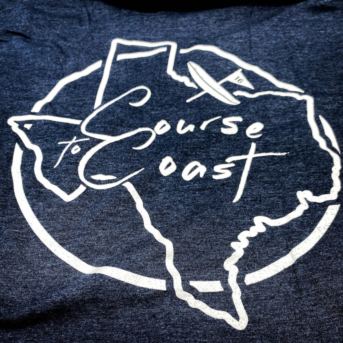 Statelines, TX Tee - Navy