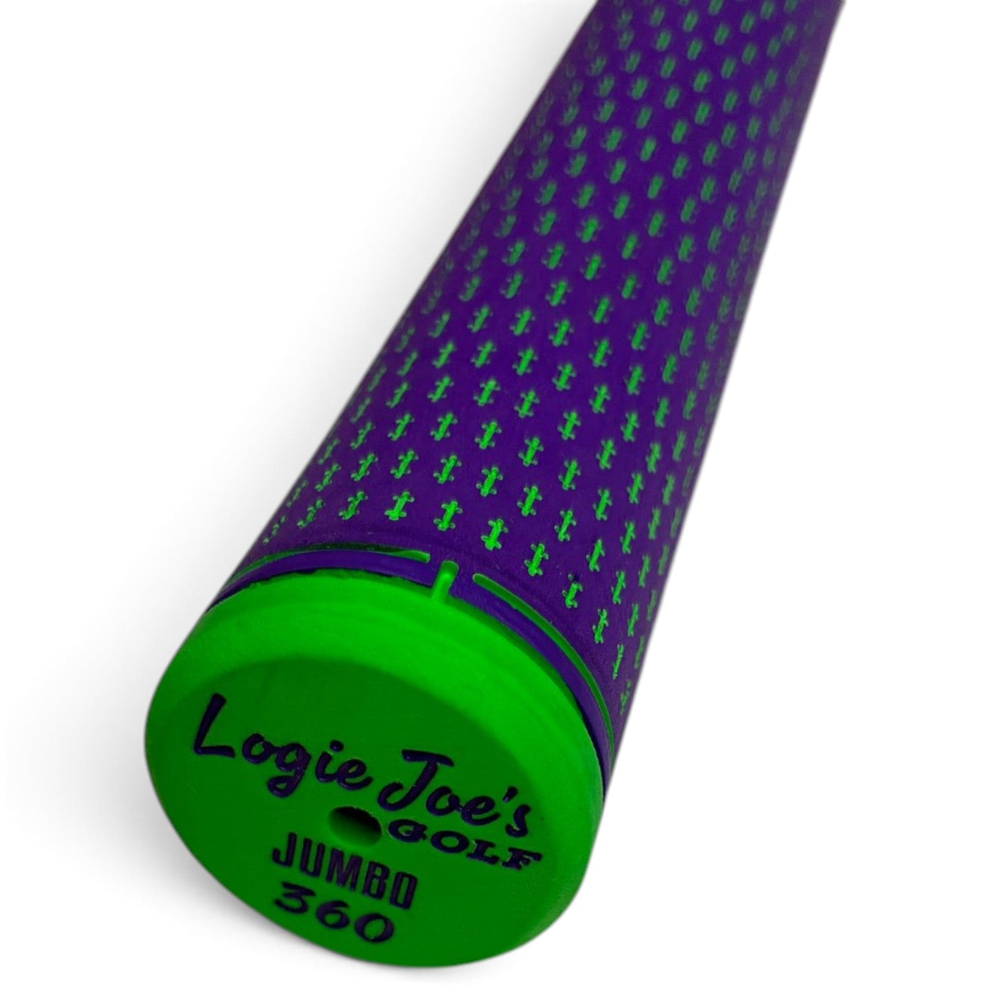 360 Golf Grips | 3 Pack Purple/Green | Standard, Mid, Jumbo | High-Traction Rubber Grip