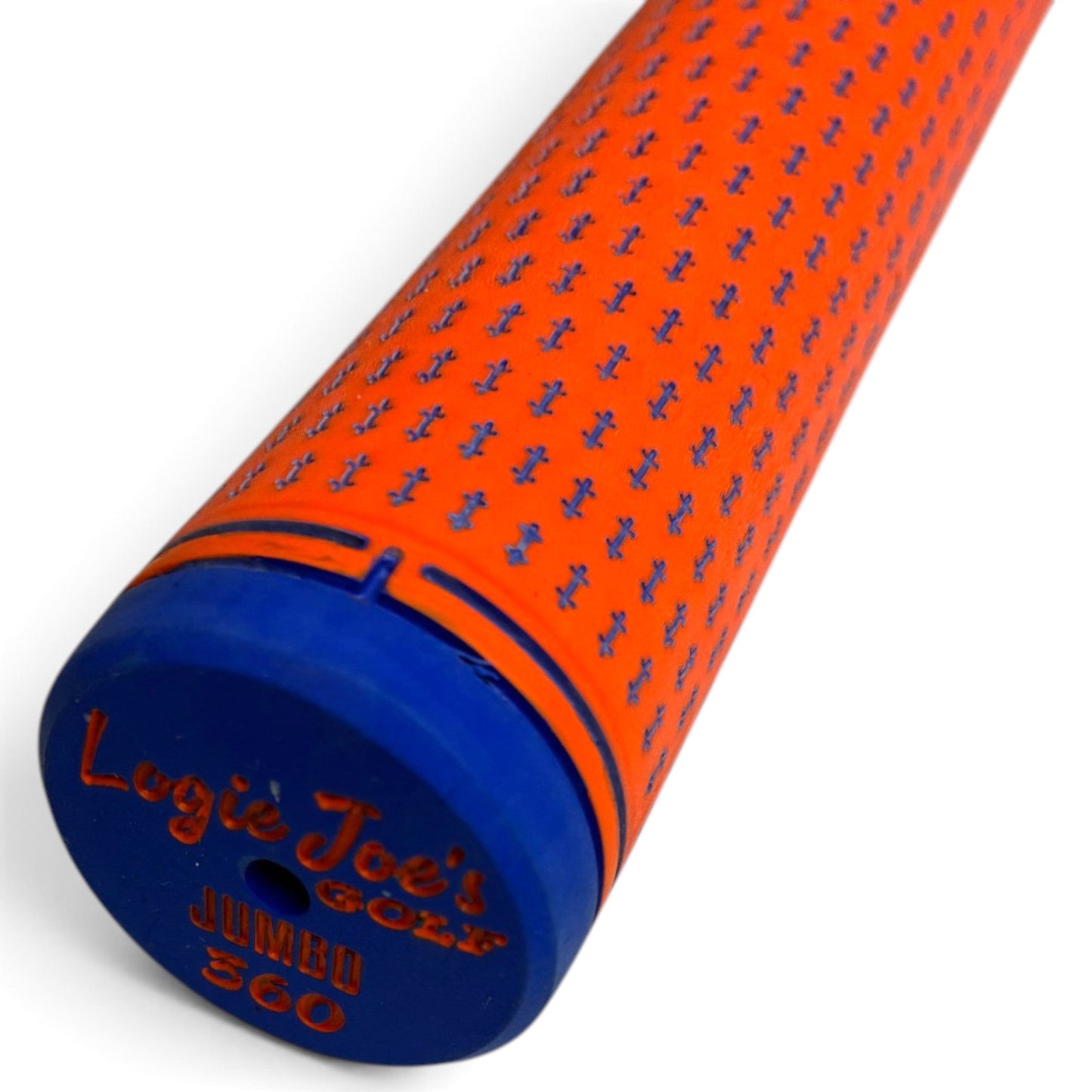 360 Golf Grips | 3 Pack Orange/Blue | Standard, Mid, Jumbo | High-Traction Rubber Grip