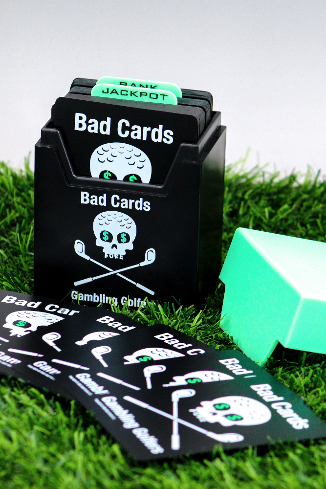 Bad Cards Fore GAMBLING Golfers (Gambling Game - Weatherproof Edition)