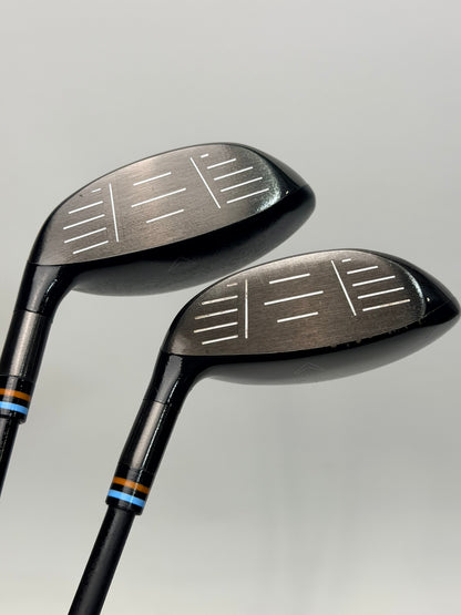 Callaway Rogue ST Max D 5 & 7 Wood Bundle Cypher Blue 50g Regular Flex