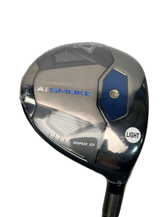 Callaway NEW Ai Smoke Max D 7 Wood 21° Cypher Black 40g Senior Flex 42"