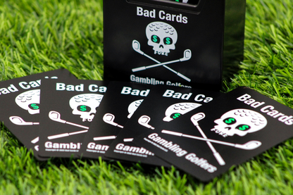 Bad Cards Fore GAMBLING Golfers (Gambling Game - Weatherproof Edition)