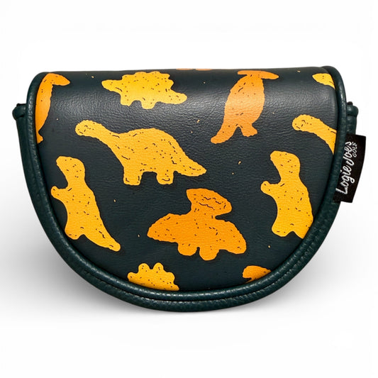 Dino Nugget Center-Shafted Mid-Mallet Putter Headcover | Premium Magnetic Golf Head Cover | Soft Protective Lining | Fits Center-Shafted Putters
