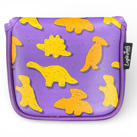 Dino Nugget Mallet Putter Headcover | Magnetic Golf Head Cover | Premium Synthetic Leather | Fits Standard Mallet Putters