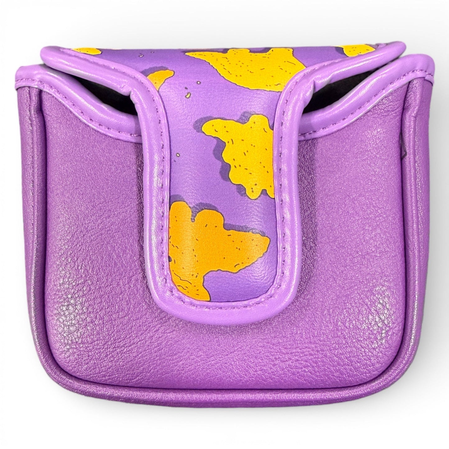 Dino Nugget Mallet Putter Headcover | Magnetic Golf Head Cover | Premium Synthetic Leather | Fits Standard Mallet Putters