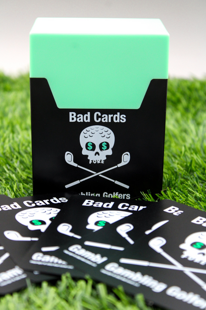 Bad Cards Fore GAMBLING Golfers (Gambling Game - Weatherproof Edition)