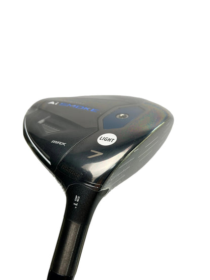Callaway NEW Ai Smoke Max 7 Wood 21° Cypher Black 50g Senior Flex 42"