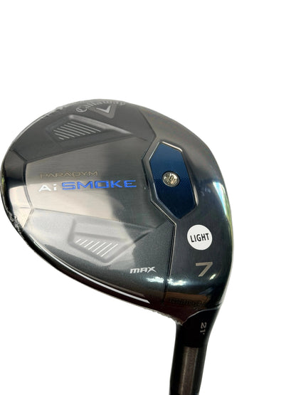 Callaway NEW Ai Smoke Max 7 Wood 21° Cypher Black 50g Senior Flex 42"