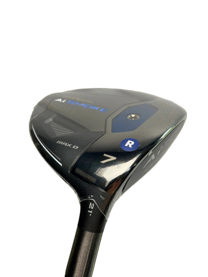 Callaway NEW Ai Smoke Max D 7 Wood 21° Cypher Black 50g Regular Flex 42"