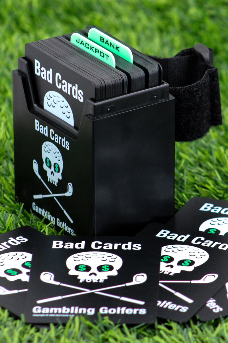 Bad Cards Fore GAMBLING Golfers (Gambling Game - Weatherproof Edition)
