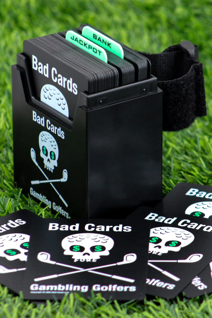 Bad Cards Fore GAMBLING Golfers (Gambling Game - Weatherproof Edition)