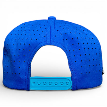 Water Ball Golf Hat | Snapback Cap | Built-in Magnetic Ball Marker Holder + Marker Included | Adjustable Blue