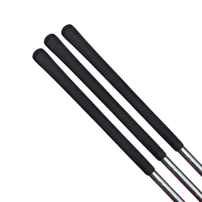 360 Golf Grips | 3 Pack Black | Standard, Mid, Jumbo | High-Traction Rubber Grip