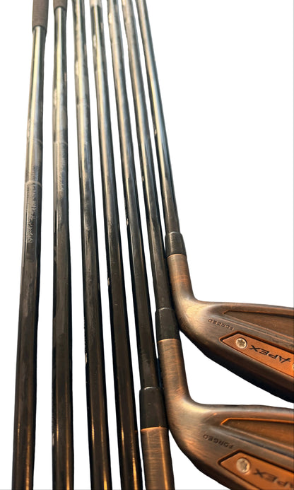 Callaway Apex Ai300 Brushed Copper 5-AW MMT 80g Stiff Flex Irons (Used)