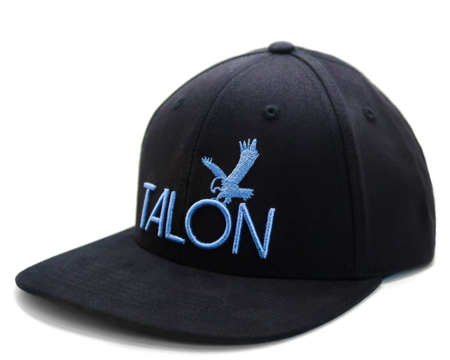 Flat Brim Hat - Black/Blue/White