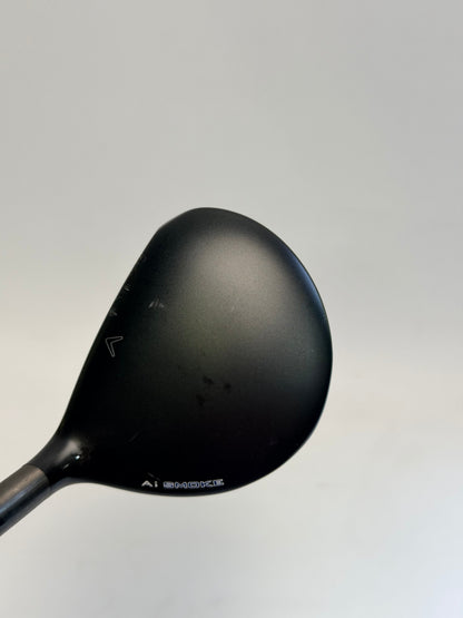 Callaway Ai Smoke 9 Wood 24° Cypher Black 50g Senior Flex (Used)