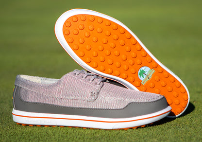 Margaritaville Men's Gimme Grey/Orange Golf Shoe