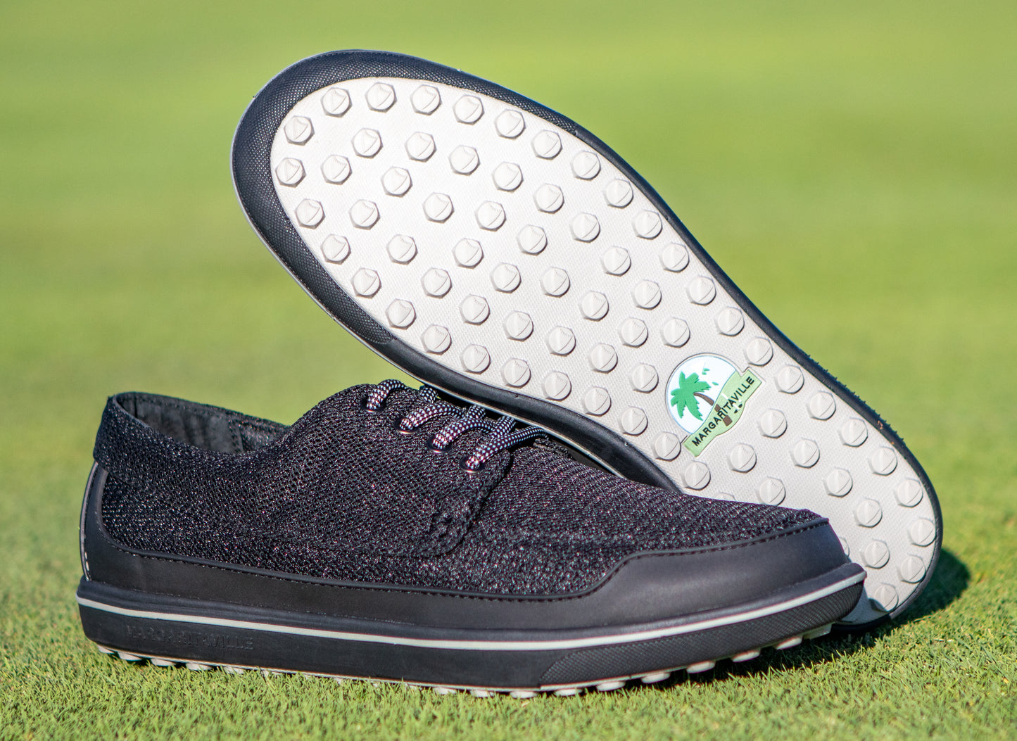Margaritaville Men's Gimme Black/Grey Golf Shoe