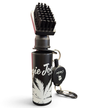 Logie Joe's x Golf Caddy Splash™ Water Brush | 4 oz Refillable Golf Club Cleaner | Retractable Clip, Strong Bristles & Golf Bag Attachment