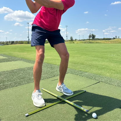 Practice-T Alignment & Ball Position Guide (Green)