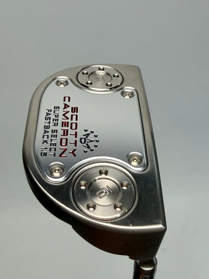 Scotty Cameron Super Select Fastback 1.5 Putter 35" Like New w/ Headcover