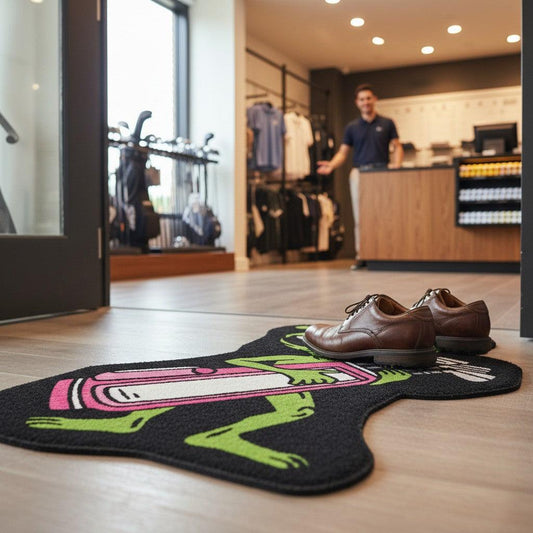 Alien Caddy | Golf Shop Mat | Cart Accessory