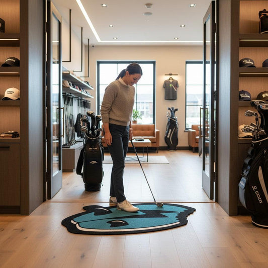 Shark Bite | Golf Shop Mat | Cart Accessory