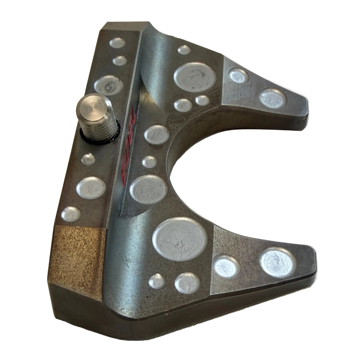 Edel NEW Custom Prototype Carbon Steel Putter Head 349.3g Raw Milled Face