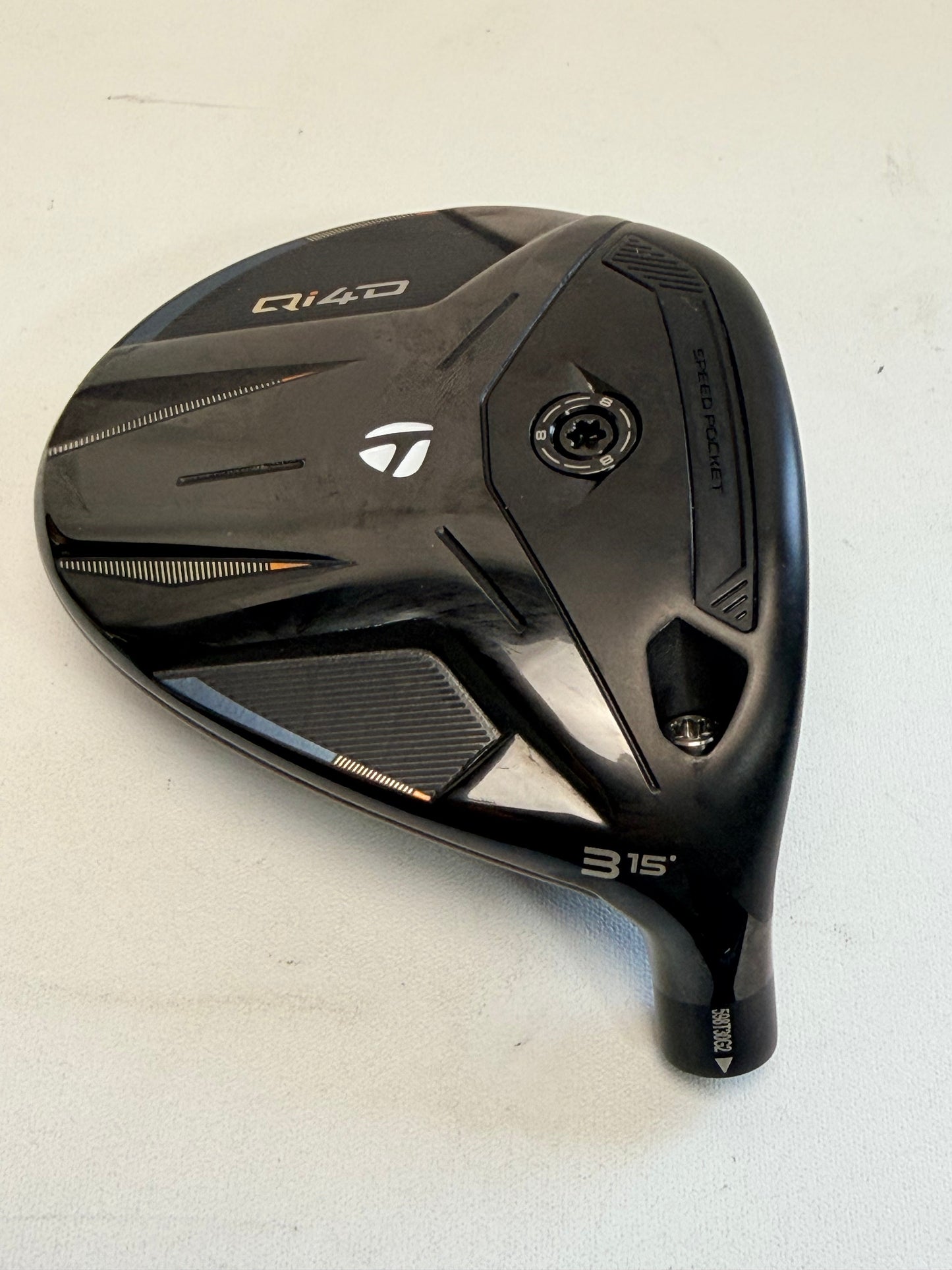 TaylorMade Qi4D Core Like New 3 Wood Head Only 15° Right Handed