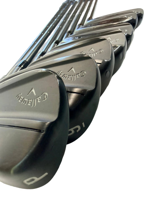 Callaway Apex Ti Fusion Black Iron Set 4-PW Steel Stiff Flex Standard (Used)