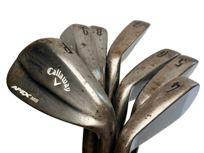 Callaway Apex MB Raw 2018 Irons 4-PW KBS C-Taper 120 Stiff Golf Pride V55 RH