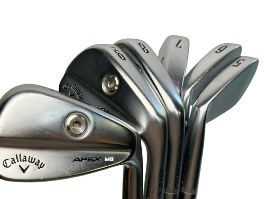 Callaway Apex MB 2021 Irons 5-PW NS Pro Modus 3 Tour 120 Stiff Flex RH (Used)