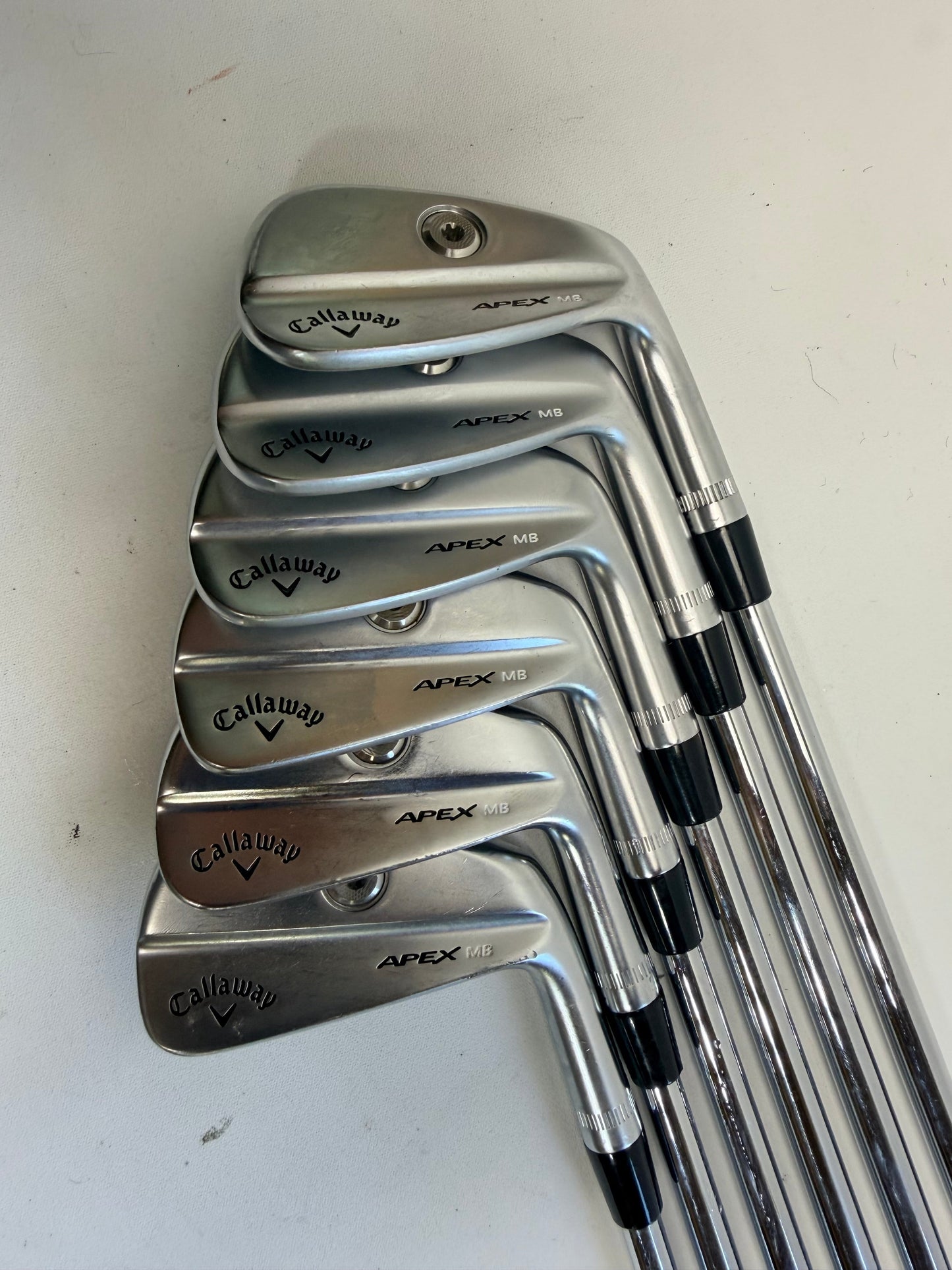 Callaway Apex MB 2021 Irons 5-PW NS Pro Modus 3 Tour 120 Stiff Flex RH (Used)