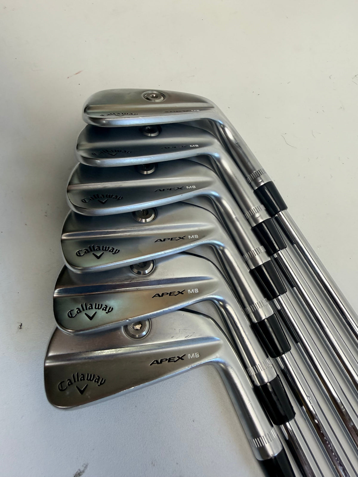 Callaway Apex MB 2021 Irons 5-PW NS Pro Modus 3 Tour 120 Stiff Flex RH (Used)