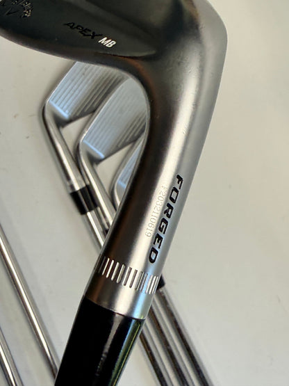 Callaway Apex MB 2021 Irons 5-PW NS Pro Modus 3 Tour 120 Stiff Flex RH (Used)