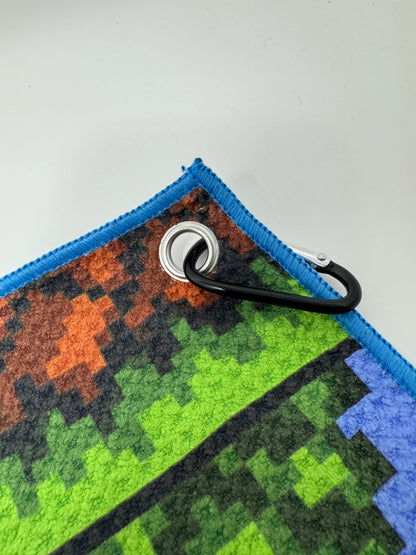 Pixel Panda Golf Towel
