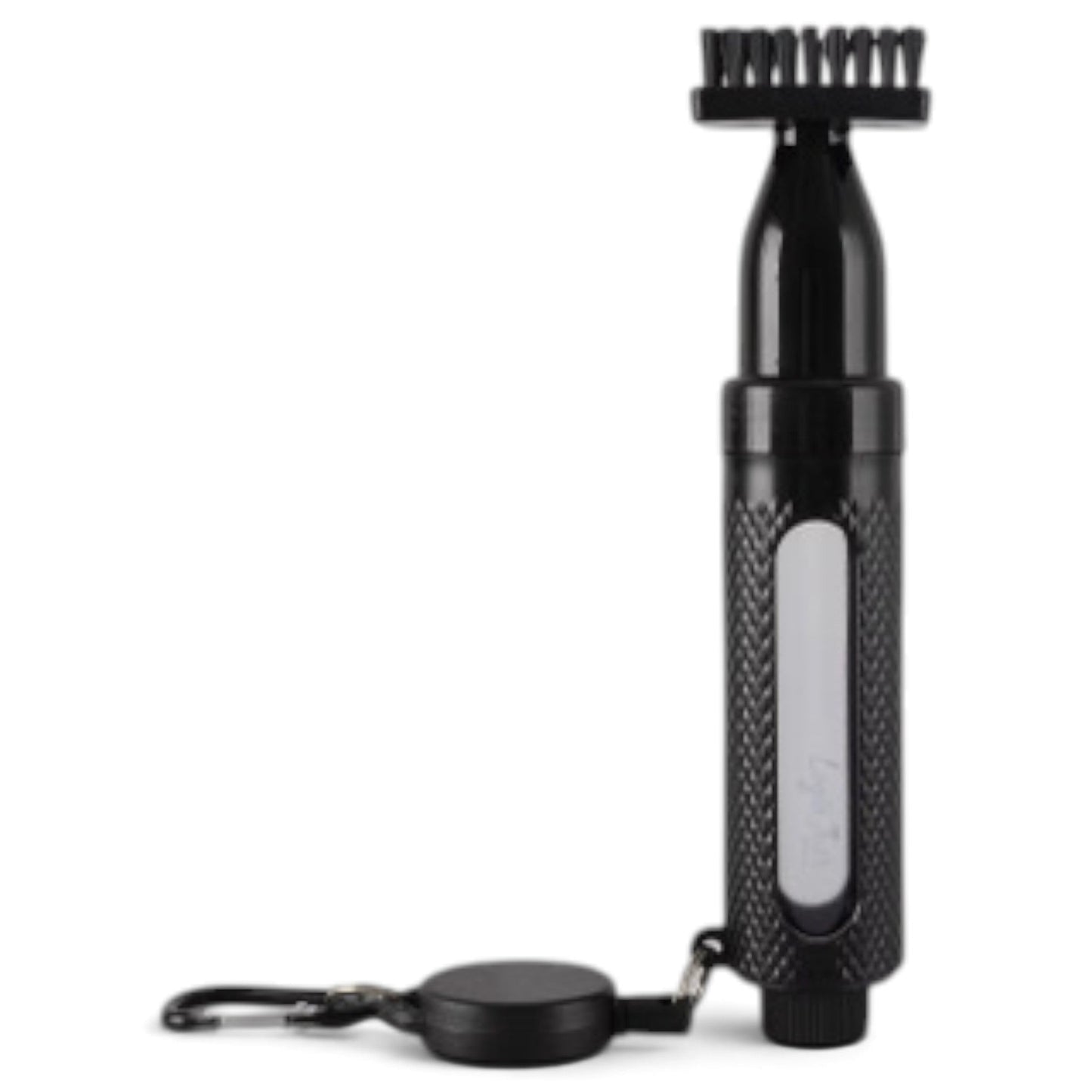 Logie Joe's Club Scrub Brush | Refillable Golf Club Cleaner | Retractable Clip, Strong Bristles & Golf Bag Attachment