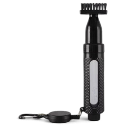 Logie Joe's Club Scrub Brush | Refillable Golf Club Cleaner | Retractable Clip, Strong Bristles & Golf Bag Attachment