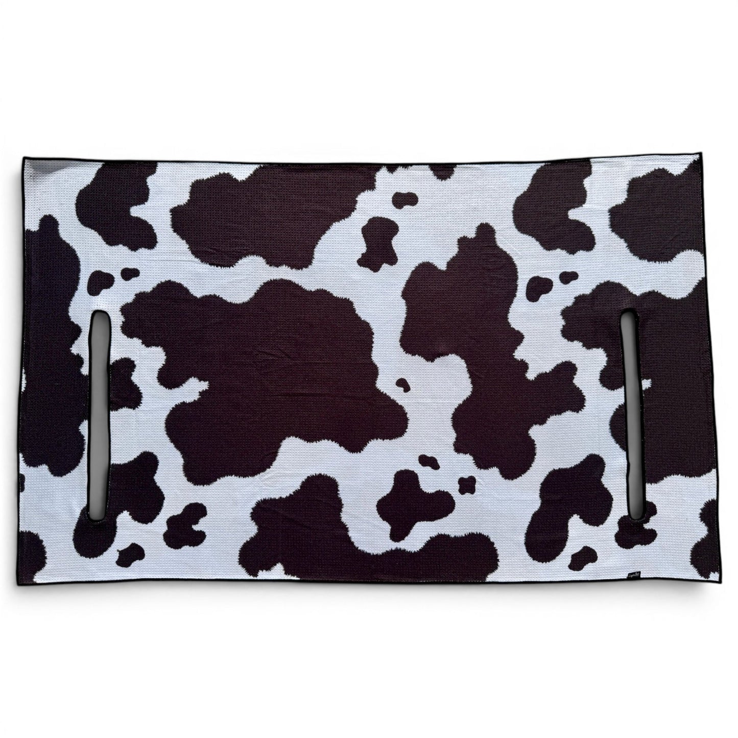 Cow Print Golf Cart Seat Cover | Premium Microfiber Golf Cart Seat Towel | Universal Fit | Machine Washable | Cow Print