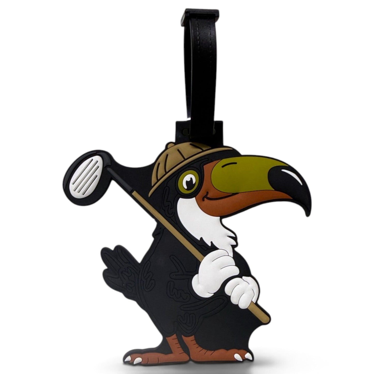 Toucan Companion Clip-On Tag | Multi-Use Bag Tag, Travel Tag, Golf Accessory