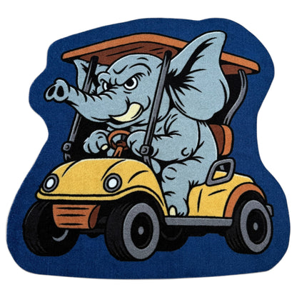 Elephant Rampage | Golf Shop Mat Rug | Golf Accessory