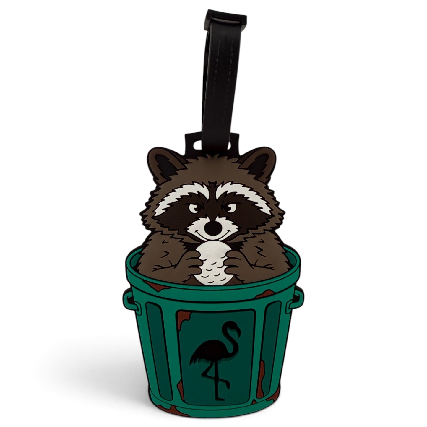 Trash Panda Clip-On Tag | Multi-Use Bag Tag, Travel Tag, Golf Accessory