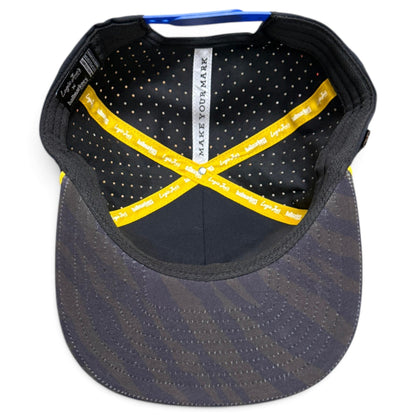 Saintly Tiger Golf Hat | Snapback Cap | Built-in Magnetic Ball Marker Holder + Marker Included | Adjustable White Tiger