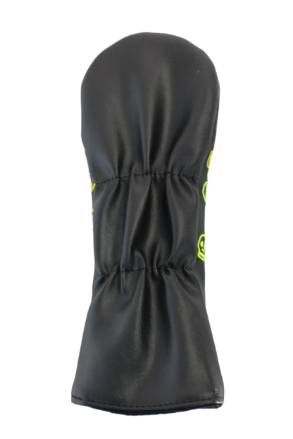 Swag Golf - Melted (Drip) Skull Black & Volt Green Fairway Wood Headcover *opened, no bag* - GOLF LEAGUE
