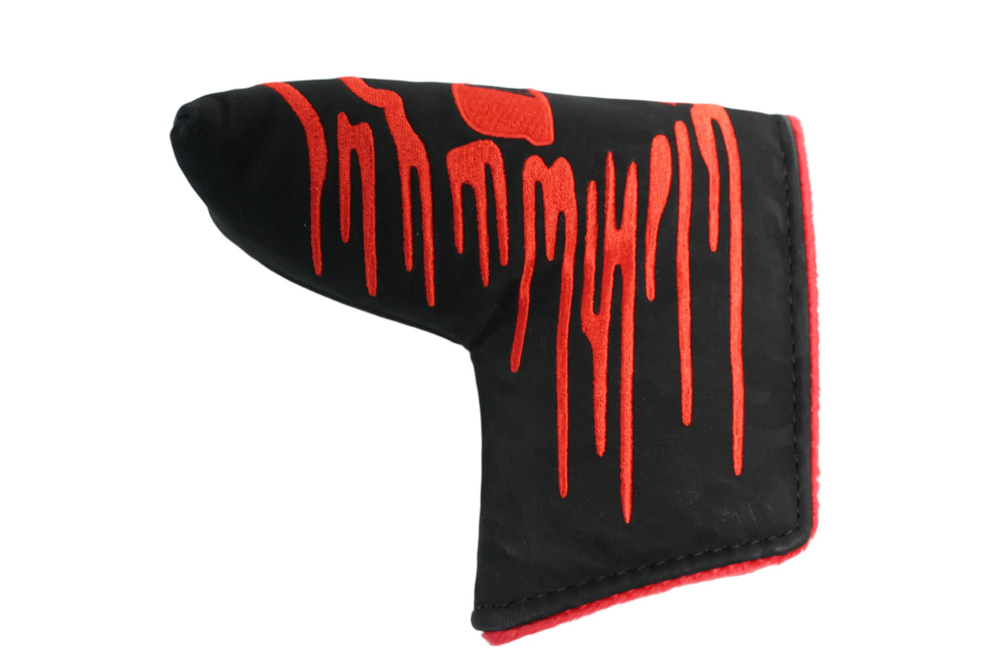 Swag Golf - Melting Skull Black & Red *opened* Blade Putter Headcover - GOLF LEAGUE