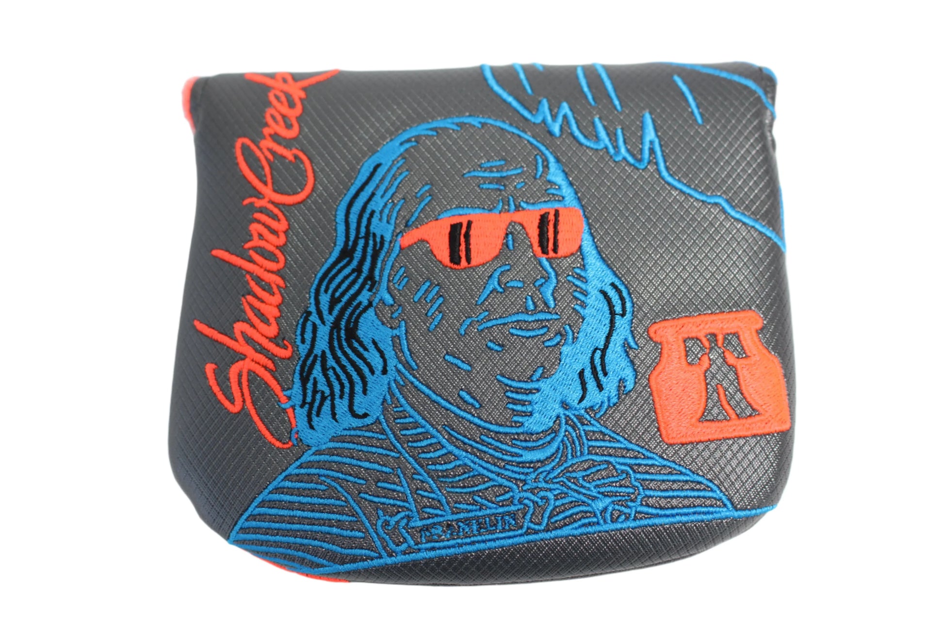 Swag Golf - Shadow Creek (Benjamin Franklin) Liberty Bell *opened* Mallet Putter Headcover - GOLF LEAGUE