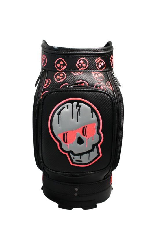 Swag Golf - COTM Pink Skulls Den Caddy Bag - GOLF LEAGUE