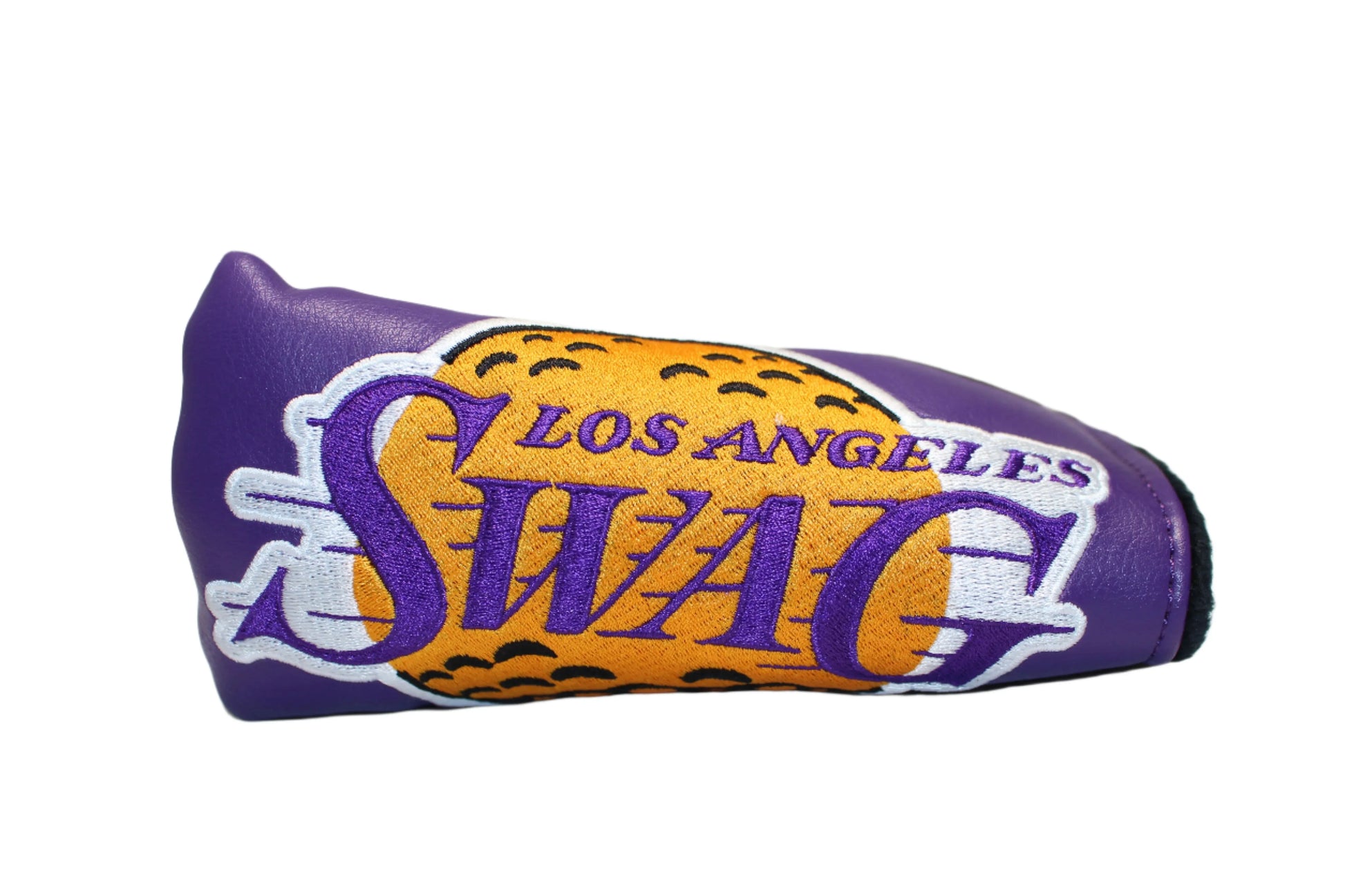 Swag Golf - LA Swag Purple (Lakers) VERY RARE *opened* Blade Putter Headcover - GOLF LEAGUE